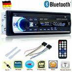 AUTORADIO BLUETOOTH USB SD AUX 4x60W 1DIN GRATIS VERZENDING, Auto diversen, Ophalen of Verzenden, Nieuw