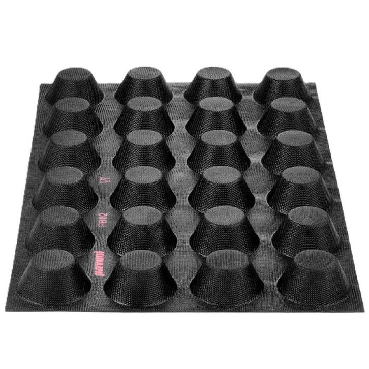 Pavoni Fiberform Muffin Ø8x3,6cm (24) 60x40cm, Hobby en Vrije tijd, Taarten en Cupcakes maken, Nieuw, Verzenden