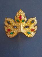 Swarovski - Verguld - Broche, Antiek en Kunst
