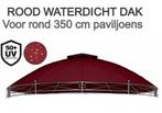 Waterdicht dak-Rond-350 cm paviljoen Rood