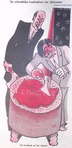 De schandelijke koekhakkerij der diplomaten (lijst optie), Antiek en Kunst, Verzenden