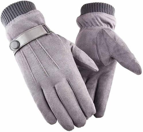 Stijlvolle Suede Skihandschoenen voor Heren met Touchscreen, Kleding | Heren, Schoenen, Nieuw, Verzenden