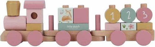 Little dutch blokkentrein, Kinderen en Baby's, Speelgoed | Overig, Verzenden