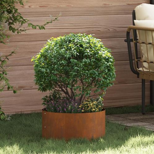 vidaXL Tuinplanten 5 stuks 40x40x20 cm Cortenstaal, Tuin en Terras, Bloembakken en Plantenbakken, Nieuw, Metaal, Verzenden