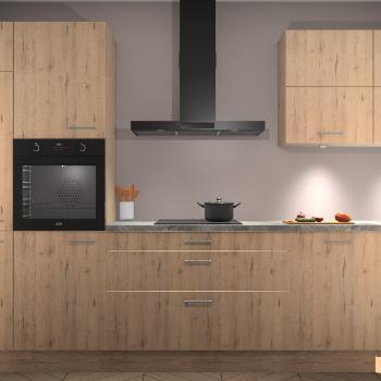 Madera Natuur keuken Parijs 98927, Huis en Inrichting, Keuken | Complete keukens, Verzenden