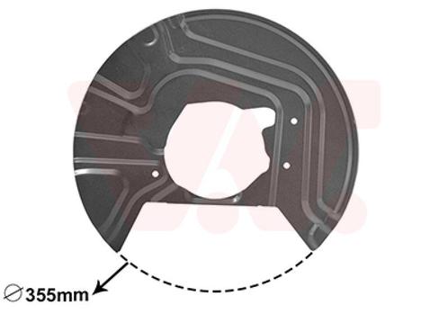 REMSCHIJF BESCHERMER VOOR BMW X3 E83 2004-2010 34113411872, Auto-onderdelen, Remmen en Aandrijving, Nieuw, Ophalen of Verzenden