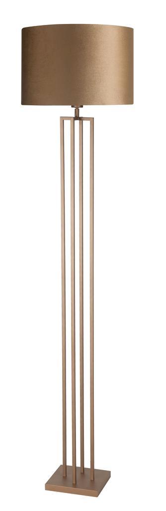 Vloerlamp voet | Modena | 167cm Ovaal - Messing, Huis en Inrichting, Lampen | Vloerlampen, Nieuw, 150 tot 200 cm, Ophalen of Verzenden