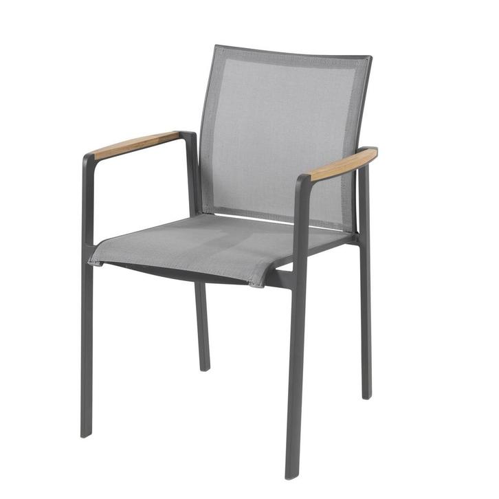 Showroommodel Cortina stapelstoel antraciet Taste 4SO, Tuin en Terras, Tuinsets en Loungesets, Nieuw, Ophalen of Verzenden