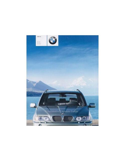 2002 BMW X5 BROCHURE DUITS, Boeken, Auto's | Folders en Tijdschriften, BMW