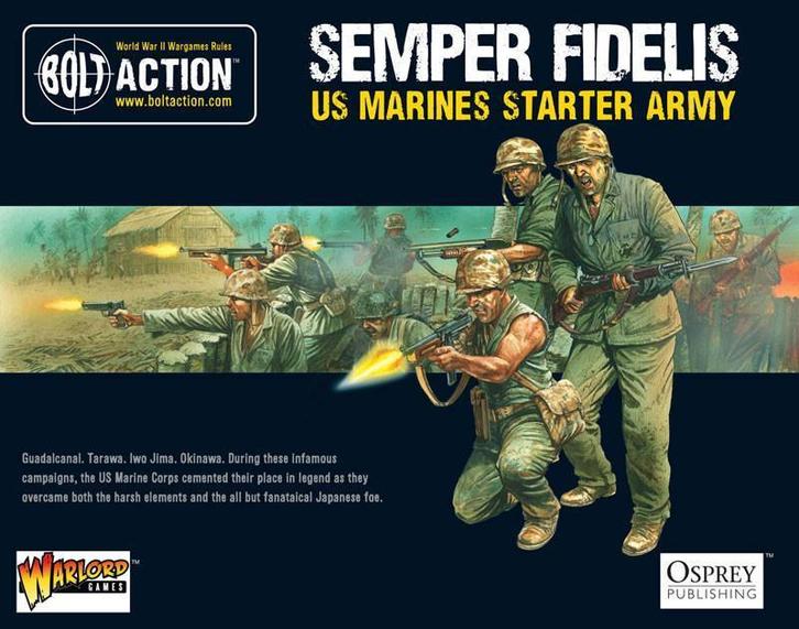 Semper Fidelis US marines starter army (Bolt action nieuw), Spelcomputers en Games, Games | Nintendo NES, Nieuw, Ophalen of Verzenden