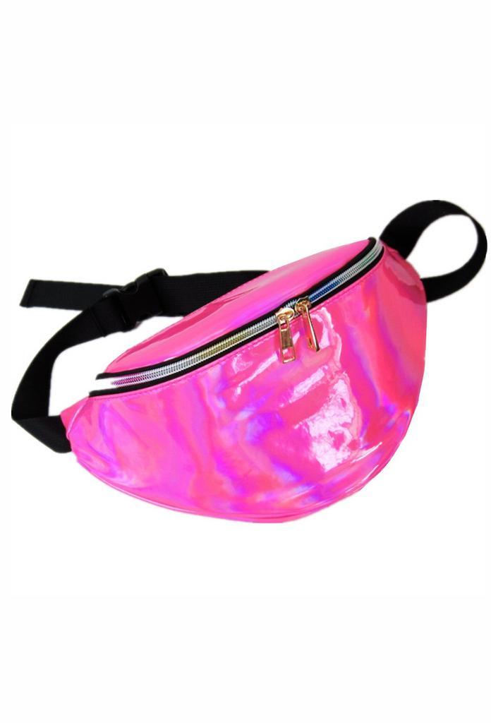 Grote Roze Heuptas Glitter Fanny Pack Heuptasje Hot Pink Tas, Sieraden, Tassen en Uiterlijk, Tassen | Damestassen, Overige typen