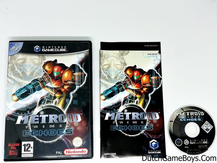 Nintendo Gamecube - Metroid Prime 2 - Echoes - HOL, Spelcomputers en Games, Games | Nintendo GameCube, Gebruikt, Verzenden