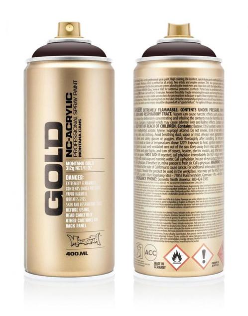 Montana Gold G8085 Aubergine 400 ml, Doe-het-zelf en Verbouw, Verf, Beits en Lak, Nieuw, Ophalen of Verzenden