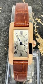 Cartier Tank Américaine - Mini - Rose Gold - WGTA0341, Sieraden, Tassen en Uiterlijk, Horloges | Dames, Nieuw, Polshorloge
