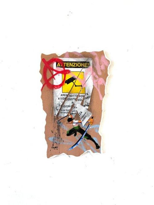 Mart Signed - Sanji (ONE PIECE BROKEN WALL STOP CONTROL, Antiek en Kunst, Kunst | Schilderijen | Modern