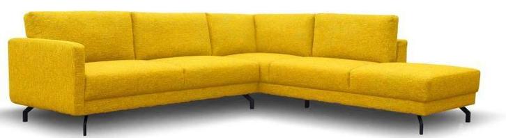 Hoekbank Vleuten - hoekbanken - Geel, Huis en Inrichting, Banken | Sofa's en Chaises Longues, Nieuw, Stof