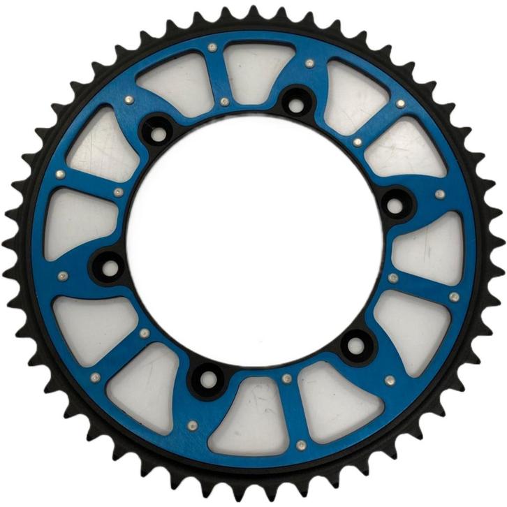 S-Teel Staal / Aluminium Achtertandwiel 51 tanden Zwart / Bl, Motoren, Onderdelen | Overige, Ophalen of Verzenden