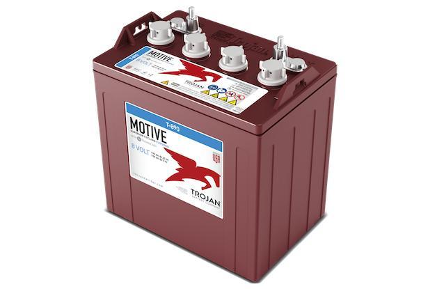 Trojan Motive Loodzuur accu | T-890 | 8V 190Ah, Auto-onderdelen, Accu's en Toebehoren, Ophalen of Verzenden