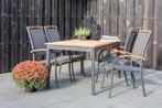 Tuinstoel Stapelbaar - Monza - Teak - Lesli Living, Verzenden, Nieuw