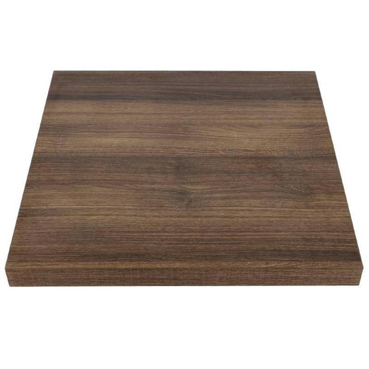 Vierkant tafelblad Rustic Oak | 70 cm, Zakelijke goederen, Horeca | Keukenapparatuur, Verzenden