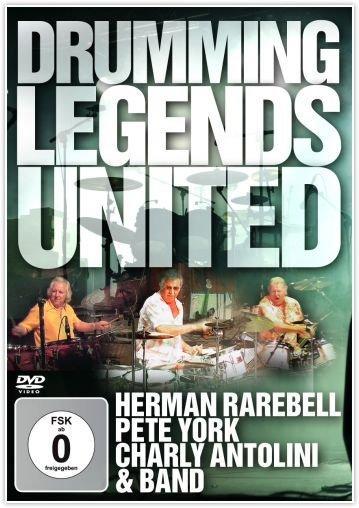 - YORK, ANTOLINI RAREBELL - Drumming Legends United (DVD), Cd's en Dvd's, Dvd's | Muziek en Concerten, Ophalen of Verzenden