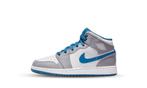 Air Jordan 1 Mid True Blue Cement (GS), Nieuw