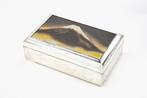 Mt. Fuji Design Silver Jewelry Box   by Kobayashi Shoun