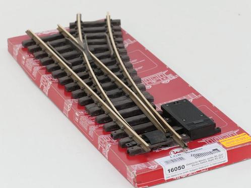 LGB 16050 Elektr.Weiche  rechts, R3,22.5 Grad (Messing), Hobby en Vrije tijd, Modeltreinen | Overige schalen, Rails, Gebruikt