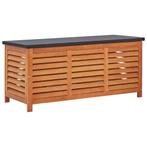vidaXL Tuinbox 117x50x55 cm massief eucalyptushout, Verzenden, Nieuw