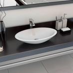 vidaXL Wastafel 59,3x35,1x10,7 cm mineraal gegoten/marmer, Verzenden, Nieuw