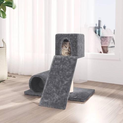 vidaXL Kattenmeubel met sisal krabpalen 59 cm donkergrijs, Dieren en Toebehoren, Katten-accessoires, Nieuw, Verzenden