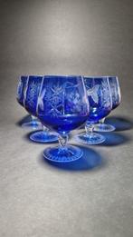 Hortensja - Hortensja - Pot (6) - Kobalt blauw - Glas,, Antiek en Kunst