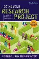 Doing Your Research Project 9780335264469, Zo goed als nieuw, Verzenden