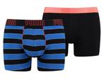 Puma - YD Bold Stripe Boxer 2P - Boxers Heren - S, Kleding | Heren, Ondergoed