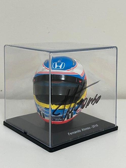 Mclaren - Fernando Alonso - 2016 - Schaal 1/5 helm, Verzamelen, Automerken, Motoren en Formule 1