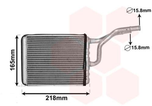 KACHEL RADIATEUR VOOR CHRYSLER TOWN & COUNTRY 2008-2016, Auto-onderdelen, Airco en Verwarming, Nieuw, Ophalen of Verzenden