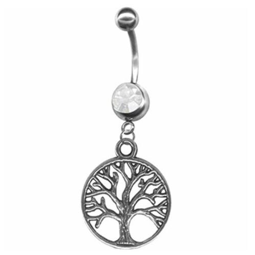 Fako Bijoux® - Navelpiercing - Levensboom, Sieraden, Tassen en Uiterlijk, Piercings, Verzenden