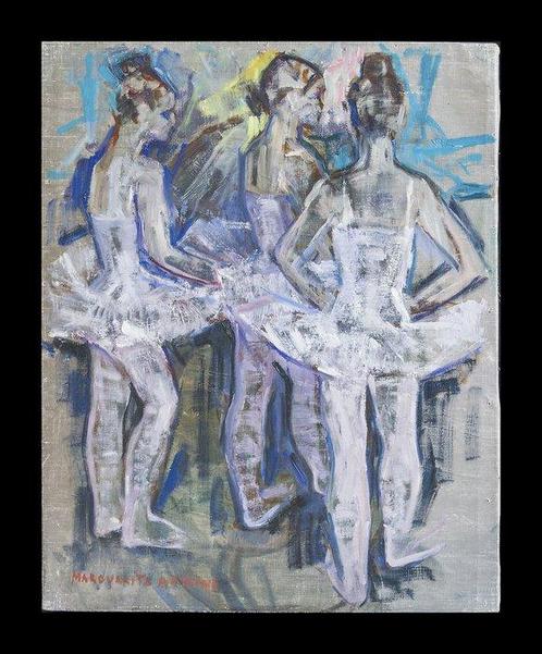 Marguerite Antoine (1907-1988) - Les danseuses, Antiek en Kunst, Kunst | Schilderijen | Klassiek