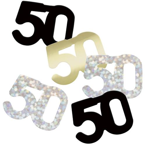 50 Jaar Confetti Zak 14gr, Hobby en Vrije tijd, Feestartikelen, Nieuw, Verzenden