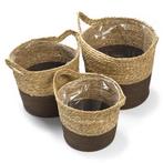 Plantenmand | Decoris | Ø 33 centimeter | 3 stuks, Verzenden, Nieuw