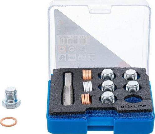 Bgs Technic Carterplug reparatie set, M13x1.25, Auto diversen, Autogereedschap, Verzenden