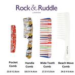 Rock & Ruddle Beachwave Kam Met Handvat Zwart, Ophalen of Verzenden, Nieuw, Kam of Borstel