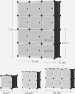 Opbergsysteem - schoenenrek - 12 opbergruimtes - 123 cm, Huis en Inrichting, Verzenden, Nieuw
