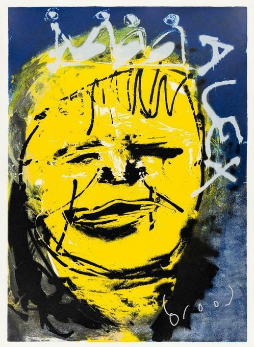 Herman Brood Zeefdruk: Alex, Antiek en Kunst, Kunst | Litho's en Zeefdrukken, Ophalen of Verzenden