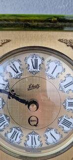 Tafelklok - schats - Vintage Glas, Messing, Metaal -