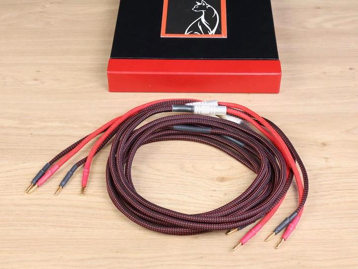 Black Cat Cable 3232 highend audio speaker cables 3,0 metre, Audio, Tv en Foto, Audiokabels en Televisiekabels, Overige kabels
