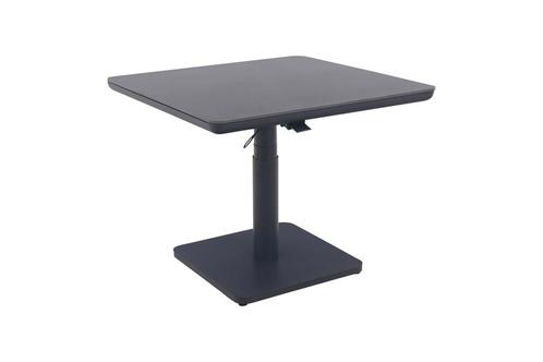 Medina up&down tafel 90x90 cm. - Royal grey/Keramiek, Tuin en Terras, Tuintafels, Nieuw, Overige materialen, Rond, Verzenden
