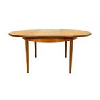 Eetkamertafel | Vintage | Gplan | Rond | Teak |  4259, Huis en Inrichting, Tafels | Eettafels, Ophalen of Verzenden, Zo goed als nieuw