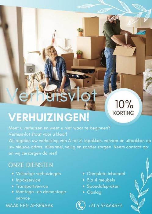 Betrouwbaar Verhuisbedrijf &;ontruimingsbedrijf -Transport, Diensten en Vakmensen, Verhuizers en Opslag, Bedrijfsverhuizingen
