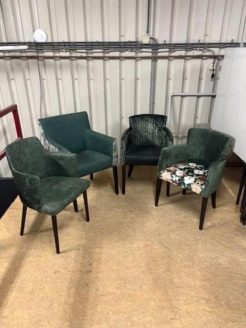 ZGAN Showmodel Stoelen (4 stuks) Vintage/Café beschikbaar voor biedingen